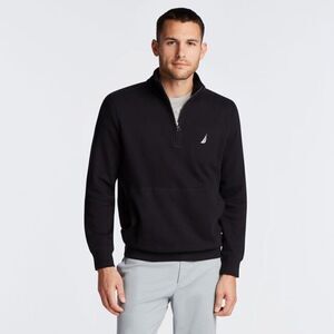 Nautica Mens Big and Tall 1/4 Zip Fleece Pullover Sweatshirt Top Size XXL NWT